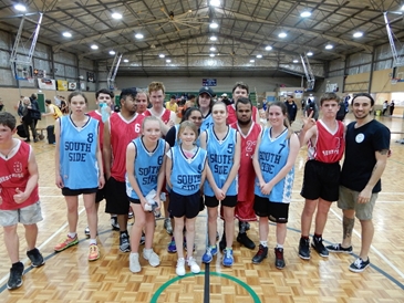 Team Photo of West Rise Basketballs at Ray Owen Sports Centre located in Lesmurdie