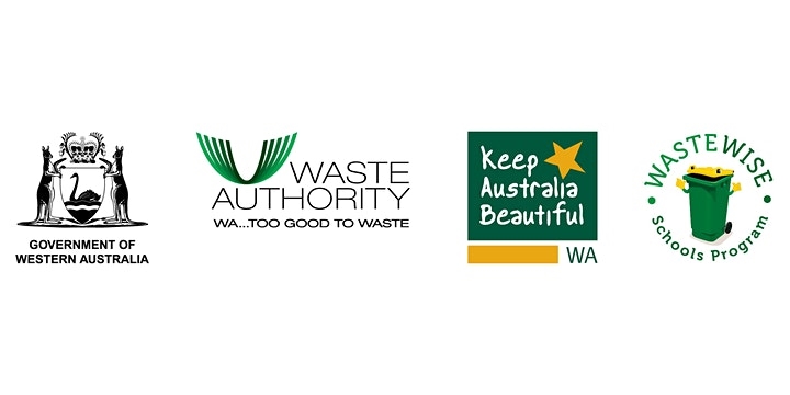 Waste Wise School sponsors - WA Government, Waste Authority, Keep Australi Beautiful WA, Waste Wise logo