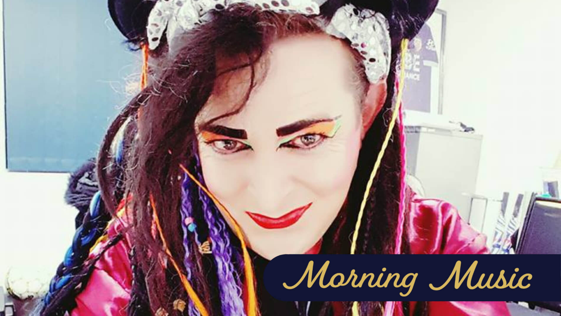 The Boy George Show featuring in our October 2022 Morning Music Show
