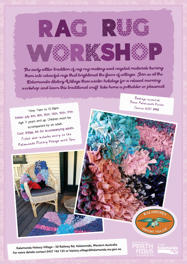 rag rug workshop event