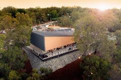 Kalamunda Community Centre - Aerial View of back Aerial view from the rear of the Kalamunda Community Care building located at Jorgensen Park in Kalamunda