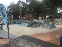 Kalamunda Skate Park Kids enjoying a skating clinic at the Kalamunda Skate Park located on the corner of Kalamunda and Colins Road in Kalamunda