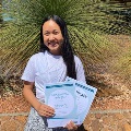 High school student and Forrestfield resident Bryzlyn Sin taking out the 2021 Young Local Hero of the Year award