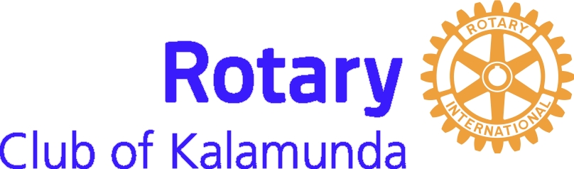 Rotary Club of Kalamunda Logo