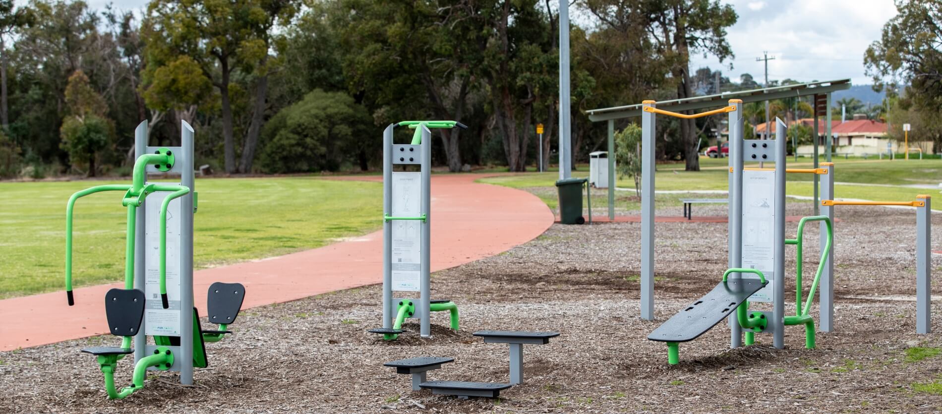 Exercise Equipment at Fleming Reserve in High Wycombe
