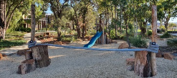 Gladys Newton Park Slide and rope at at Gladys Newton Park in High Wycombe