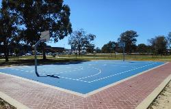 Basketball court featured at Nature Playspace in Wattle Grove