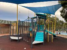 Playground at Ray Owen The playground area located at Ray Owen by the outdoor netball courts