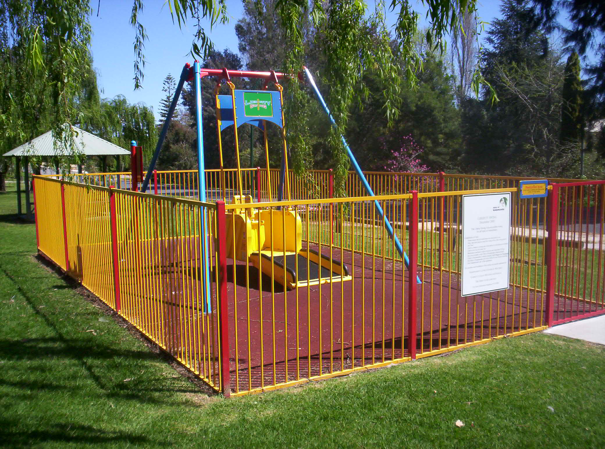Liberty Swing Liberty Swing located in Stirk Park in Kalamunda