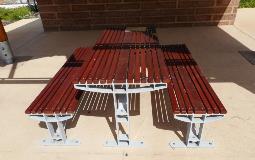 Tyler Mews Park Seating Outdoor seating available at Tyler Mews Park in Forrestfield