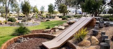 Wattle Grove Nature Discovery Park A dual slide installed at Wattle Grove Nature Discovery Park