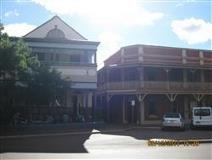 Showing the right portion of the Kalamunda Hotel and adjacent building from Railway Road