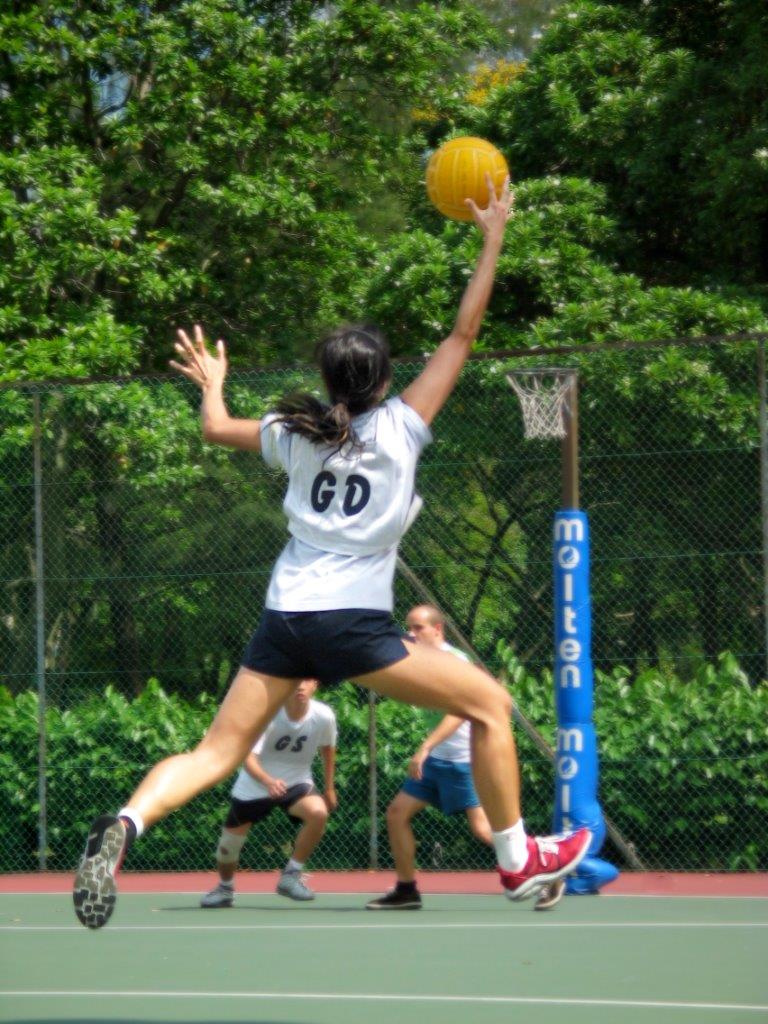 Sporting Clubs - Image of Netball position GD girl jumping