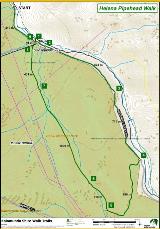 Map detailing Helena Pipehead Walk Trail